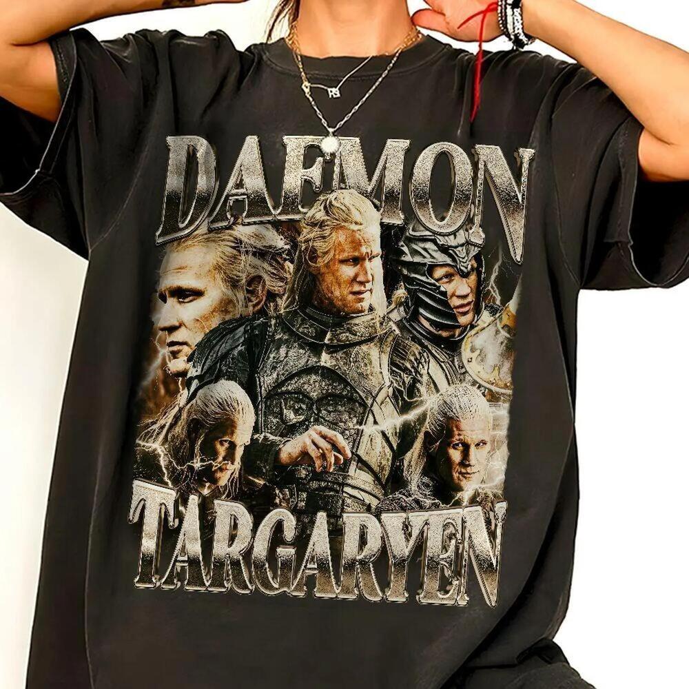 Retro Daemon Targaryen 90S Shirt Bootleg Got Dragon Mom Movie